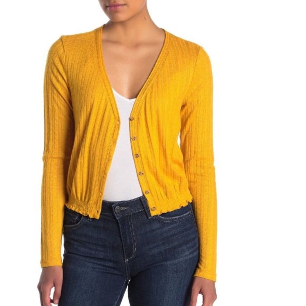 Abound Women's Pointelle Knit Crop Sweater